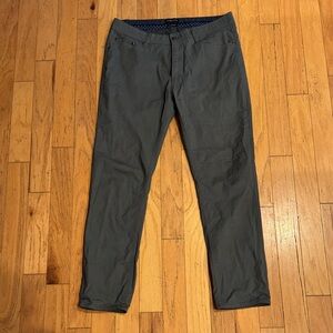 Nickel & Iron | Men's Charcoal Chinos | Flat Front | Stretch Fit | size 36/32
